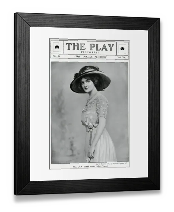 Framed Print : Lily Elsie Framed Print : Lily Elsie