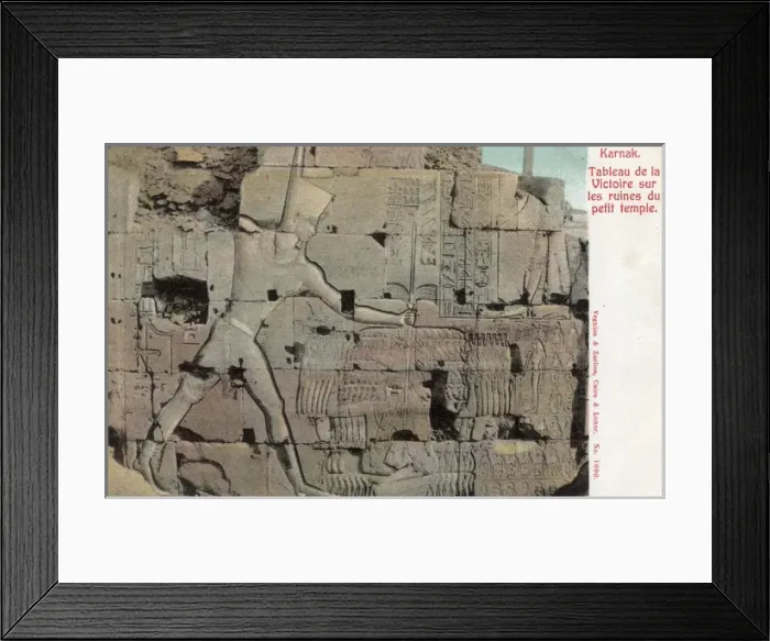 Framed Print : Karnak, Luxor, Egypt - Victory Tableau - Ramesses II Framed Print : Karnak, Luxor, Egypt - Victory Tableau - Ramesses II