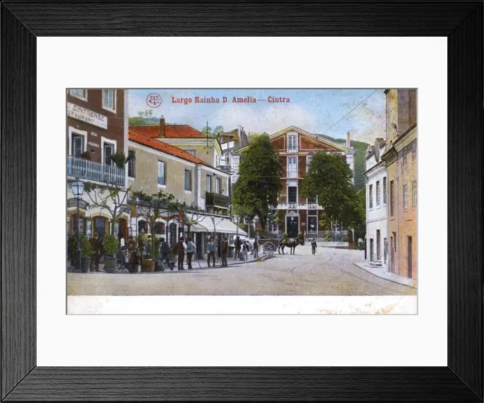 Framed Print : Sintra, Portugal - Largo Rainha D. Amelia Framed Print : Sintra, Portugal - Largo Rainha D. Amelia