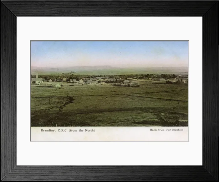 Framed Print : Brandfort, Orange River Colony, South Africa Framed Print : Brandfort, Orange River Colony, South Africa