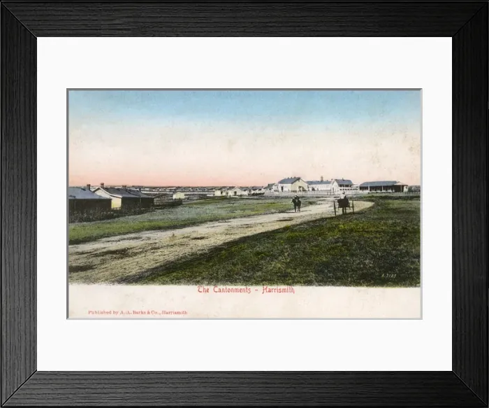 Framed Print : Cantonments, Harrismith, Orange River Colony, South Africa Framed Print : Cantonments, Harrismith, Orange River Colony, South Africa