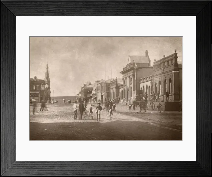 Framed Print : Rissik Street, Johannesburg, Transvaal, South Africa Framed Print : Rissik Street, Johannesburg, Transvaal, South Africa