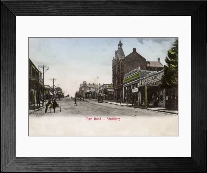 Framed Print : Fordsburg, Johannesburg, Transvaal, South Africa Framed Print : Fordsburg, Johannesburg, Transvaal, South Africa