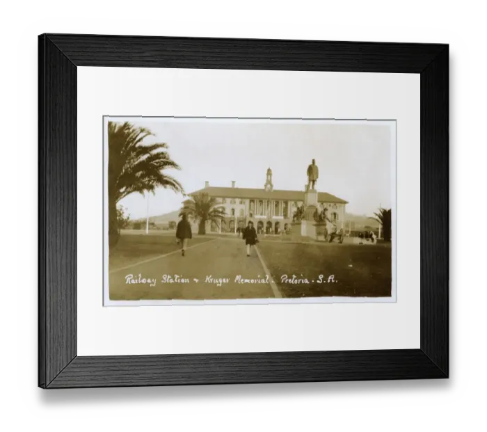 Framed Print : Railway Station, Pretoria, Transvaal, South Africa Framed Print : Railway Station, Pretoria, Transvaal, South Africa