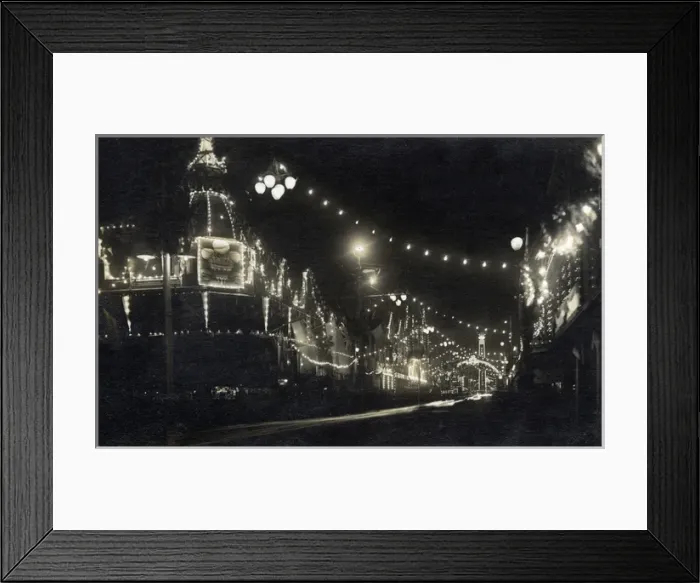Framed Print : Church Street at night, Pretoria, Transvaal, South Africa Framed Print : Church Street at night, Pretoria, Transvaal, South Africa