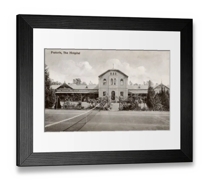 Framed Print : The Hospital, Pretoria, Transvaal, South Africa Framed Print : The Hospital, Pretoria, Transvaal, South Africa