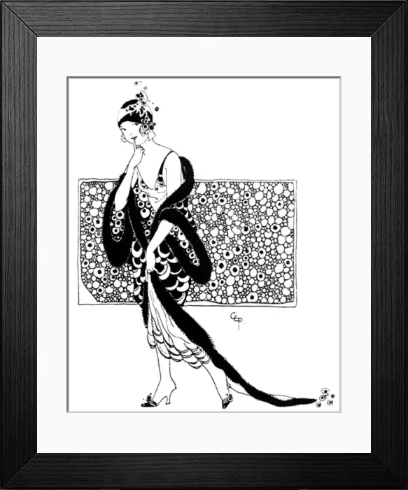 Framed Print : Stylish and mischievous young lady Framed Print : Stylish and mischievous young lady