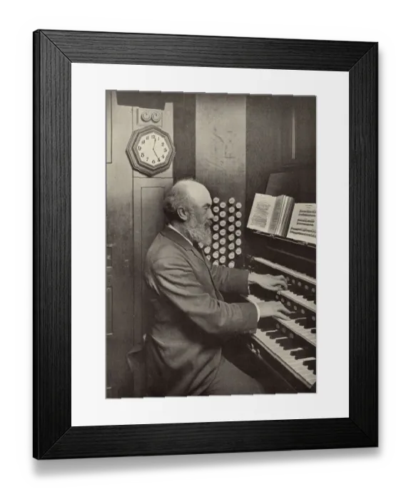 Framed Print : Sir George Martin, organist Framed Print : Sir George Martin, organist
