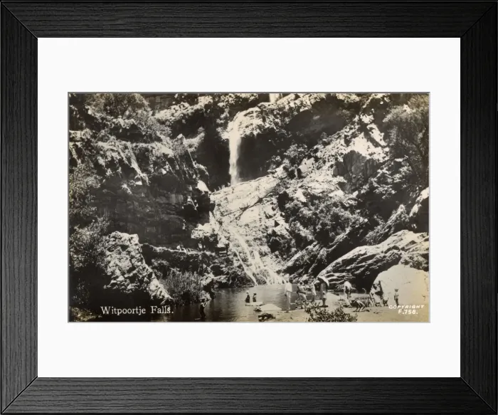 Framed Print : Witpoortje Falls, Poortview, Transvaal, South Africa Framed Print : Witpoortje Falls, Poortview, Transvaal, South Africa