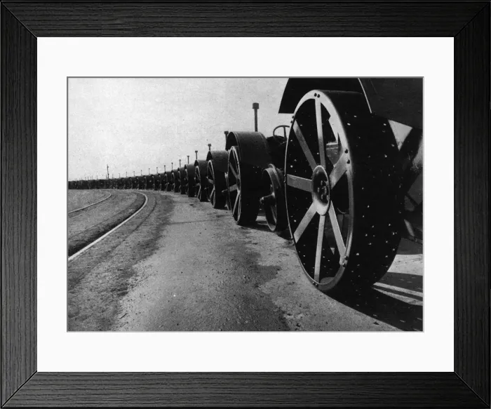 Framed Print : British Agricultural Manufacturing during WW2 - Tractors Framed Print : British Agricultural Manufacturing during WW2 - Tractors