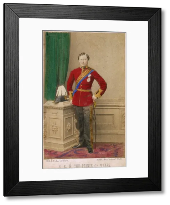 Framed Print : Youthful Edward, Prince of Wales - circa 1860 Framed Print : Youthful Edward, Prince of Wales - circa 1860