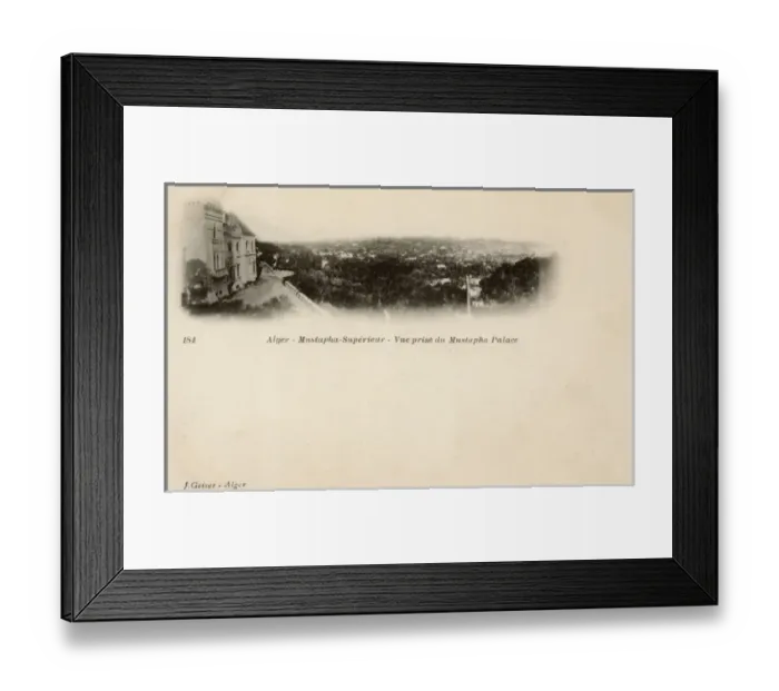 Framed Print : Algiers, Algeria - Mustapha Palace Hotel Framed Print : Algiers, Algeria - Mustapha Palace Hotel