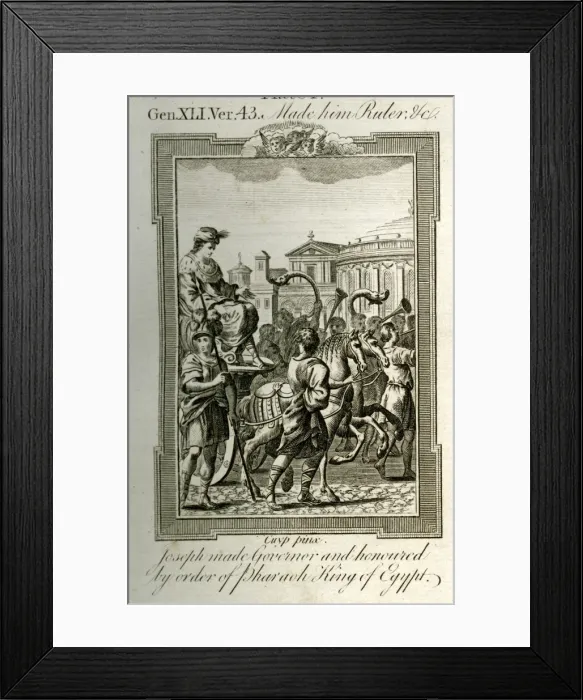 Framed Print : Joseph made Governor and honoured Framed Print : Joseph made Governor and honoured