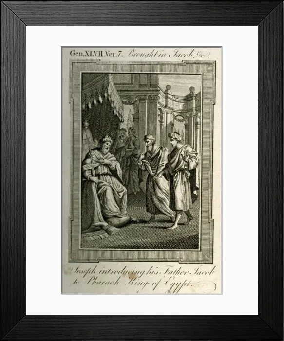 Framed Print : Joseph introducing Jacob to Pharaoh Framed Print : Joseph introducing Jacob to Pharaoh