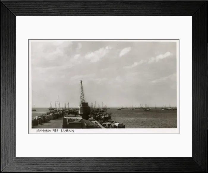 Framed Print : Pier at Manama, Bahrain, Persian Gulf Framed Print : Pier at Manama, Bahrain, Persian Gulf