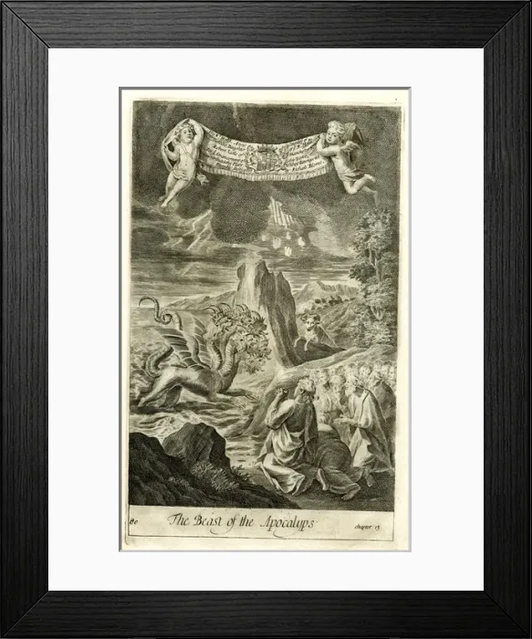Framed Print : Beast of the Apocalypse
