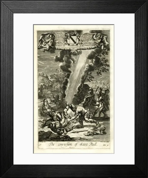 Framed Print : Conversion of Saul (St Paul) Framed Print : Conversion of Saul (St Paul)