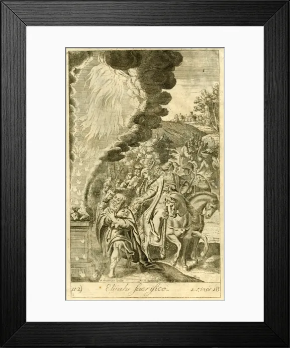 Framed Print : Elijahs sacrifice Framed Print : Elijahs sacrifice