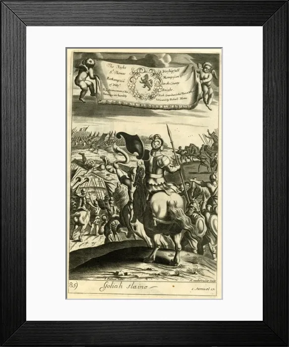 Framed Print : Goliath slain Framed Print : Goliath slain