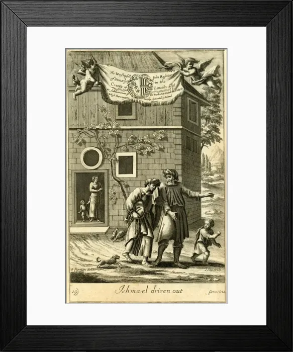 Framed Print : Ishmael driven out Framed Print : Ishmael driven out