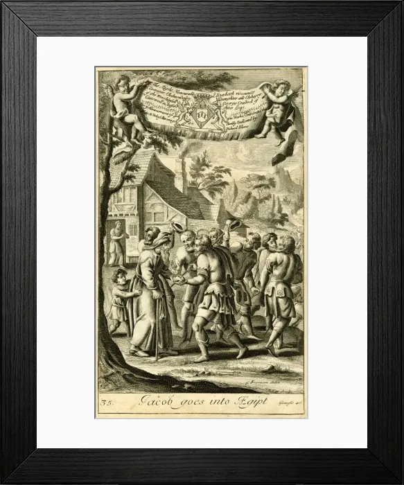 Framed Print : Jacob goes into Egypt Framed Print : Jacob goes into Egypt