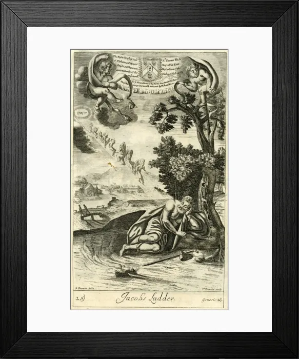Framed Print : Jacobs Ladder Framed Print : Jacobs Ladder