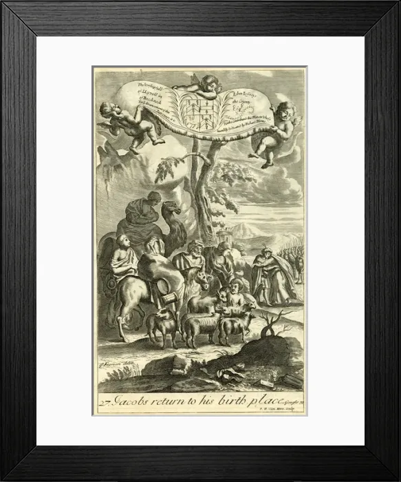 Framed Print : Jacobs return to his birthplace