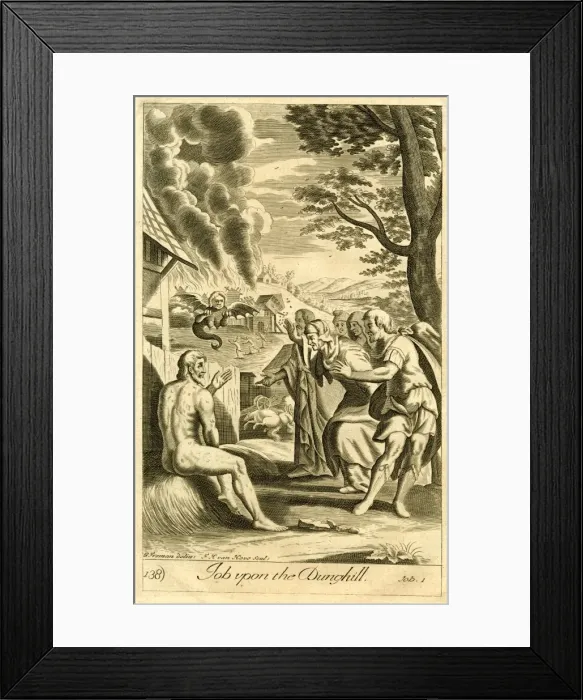 Framed Print : Job upon the dunghill Framed Print : Job upon the dunghill