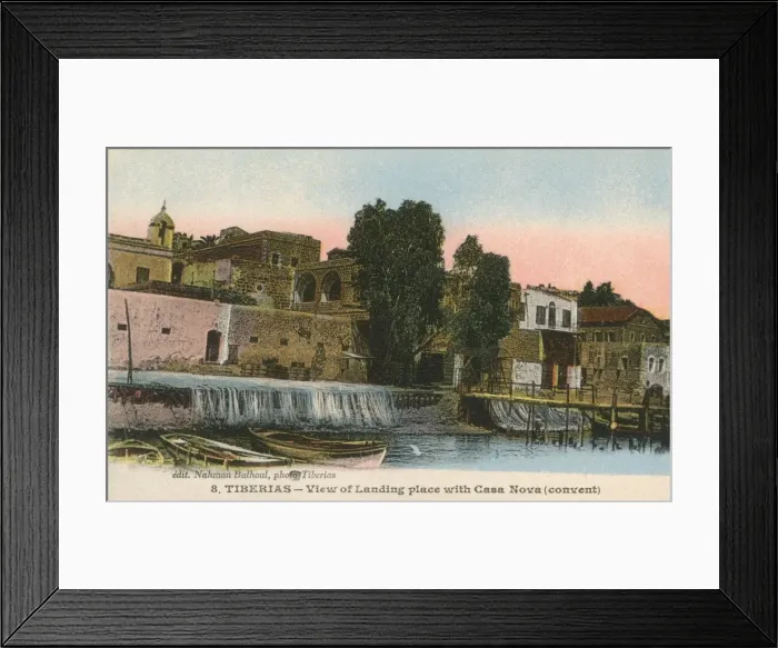 Framed Print : Landing place, Tiberias, Sea of Galilee, Israel Framed Print : Landing place, Tiberias, Sea of Galilee, Israel