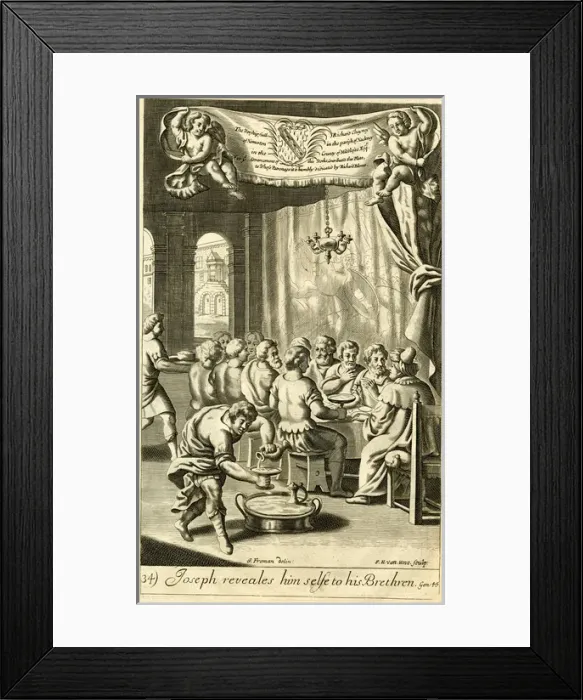 Framed Print : Joseph reveals himself to his brethren Framed Print : Joseph reveals himself to his brethren