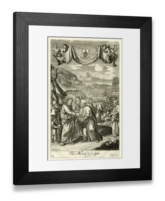 Framed Print : Miracle of the loaves and fishes Framed Print : Miracle of the loaves and fishes