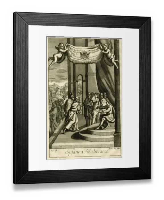 Framed Print : Susannas deliverance Framed Print : Susannas deliverance