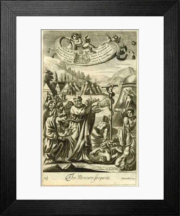 Framed Print : The Brazen Serpent Framed Print : The Brazen Serpent