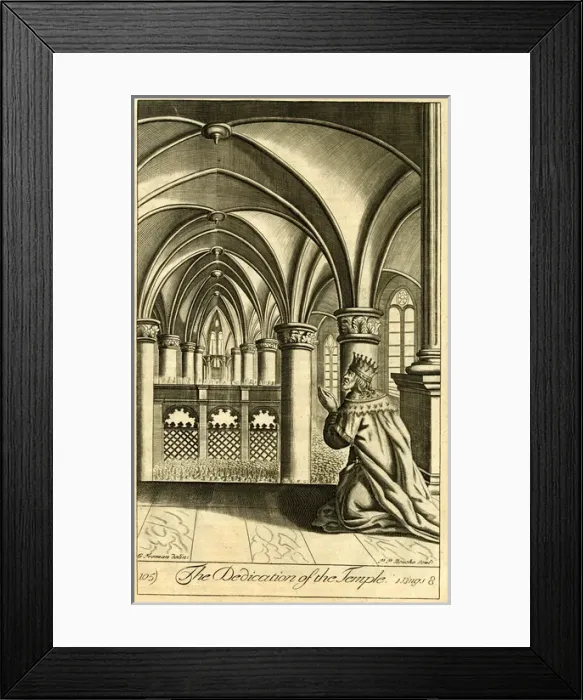 Framed Print : The Dedication of the Temple Framed Print : The Dedication of the Temple