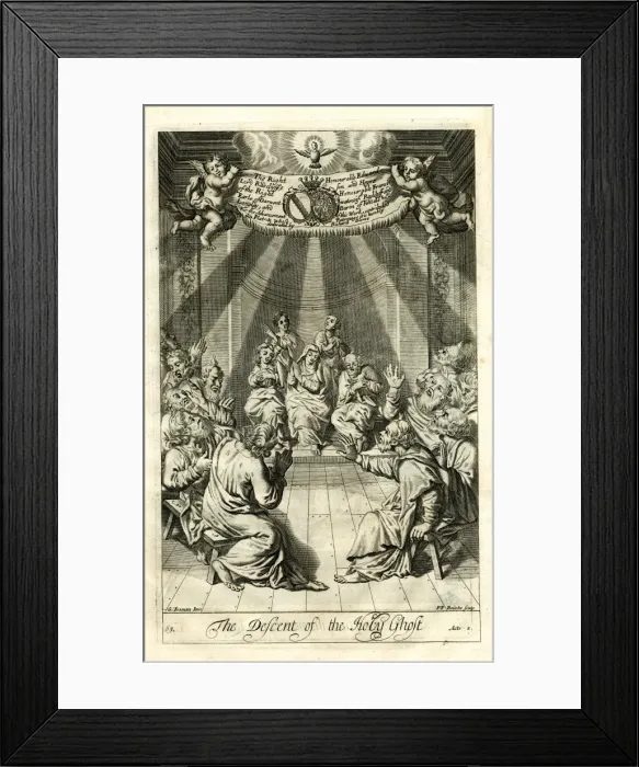 Framed Print : The Descent of the Holy Ghost Framed Print : The Descent of the Holy Ghost