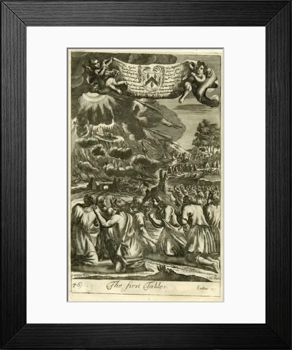 Framed Print : The First Tables (Ten Commandments) Framed Print : The First Tables (Ten Commandments)