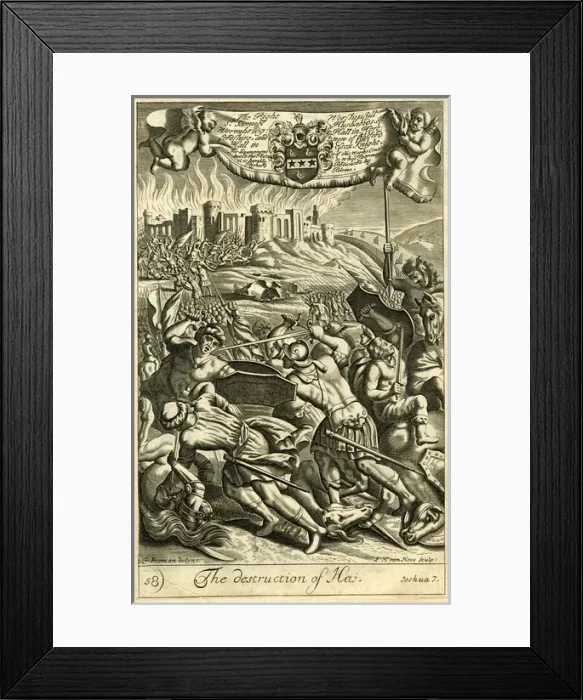 Framed Print : The destruction of Hai (Ai, Canaan) Framed Print : The destruction of Hai (Ai, Canaan)