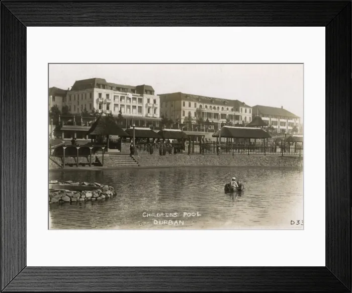 Framed Print : Childrens pool, Durban, Natal Province, South Africa Framed Print : Childrens pool, Durban, Natal Province, South Africa