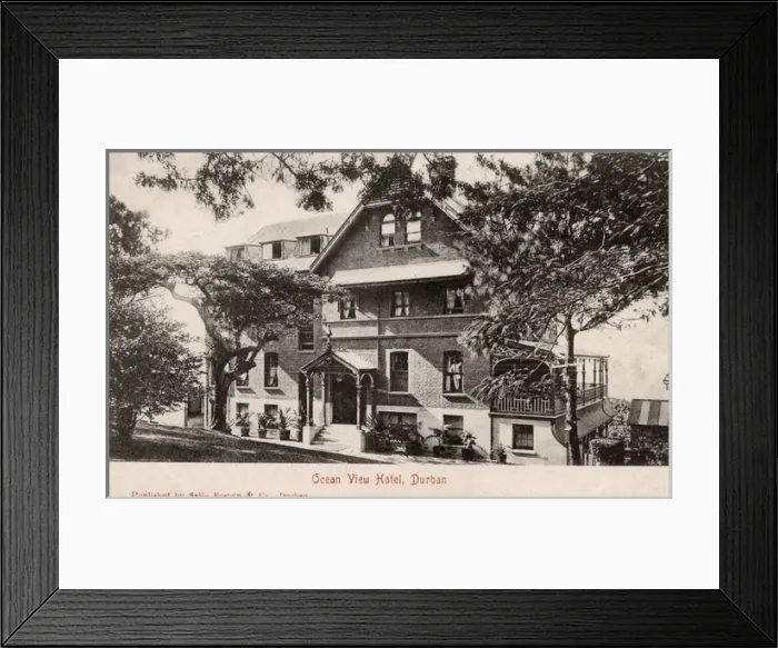 Framed Print : Ocean View Hotel, Durban, Natal Province, South Africa Framed Print : Ocean View Hotel, Durban, Natal Province, South Africa