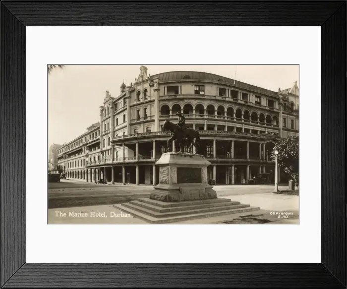 Framed Print : Marine Hotel, Durban, Natal Province, South Africa Framed Print : Marine Hotel, Durban, Natal Province, South Africa