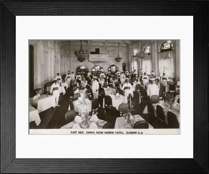 Framed Print : Marine Hotel, Durban, Natal Province, South Africa Framed Print : Marine Hotel, Durban, Natal Province, South Africa