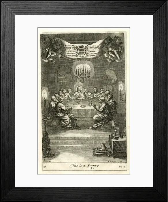Framed Print : The Last Supper Framed Print : The Last Supper