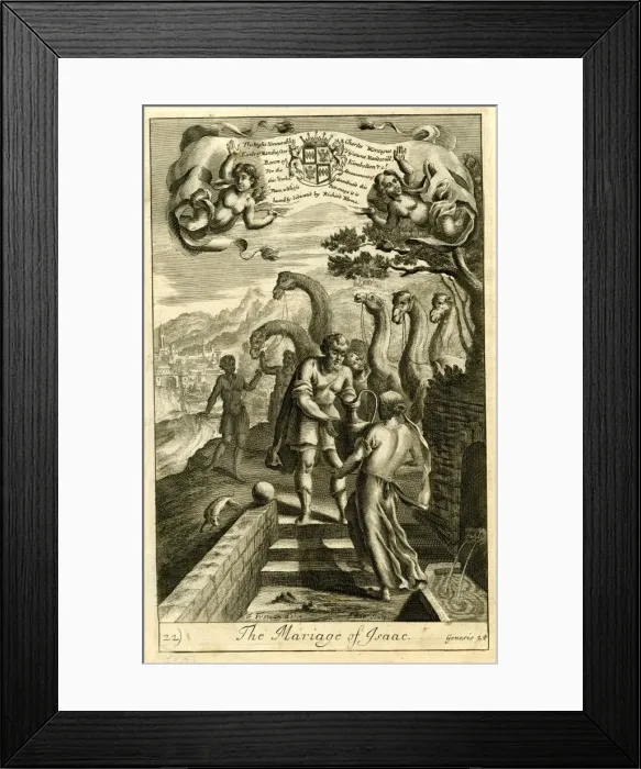 Framed Print : The marriage of Isaac Framed Print : The marriage of Isaac