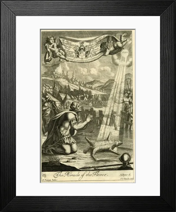 Framed Print : The miracle of the fleece Framed Print : The miracle of the fleece