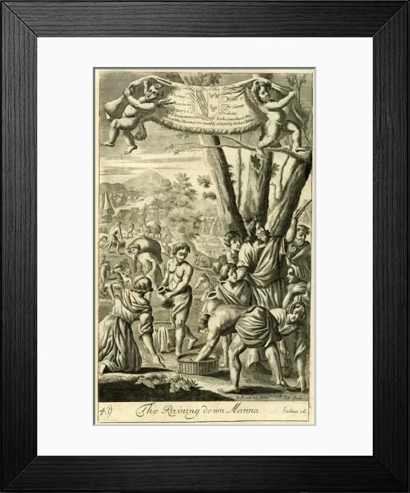 Framed Print : The raining down of manna Framed Print : The raining down of manna