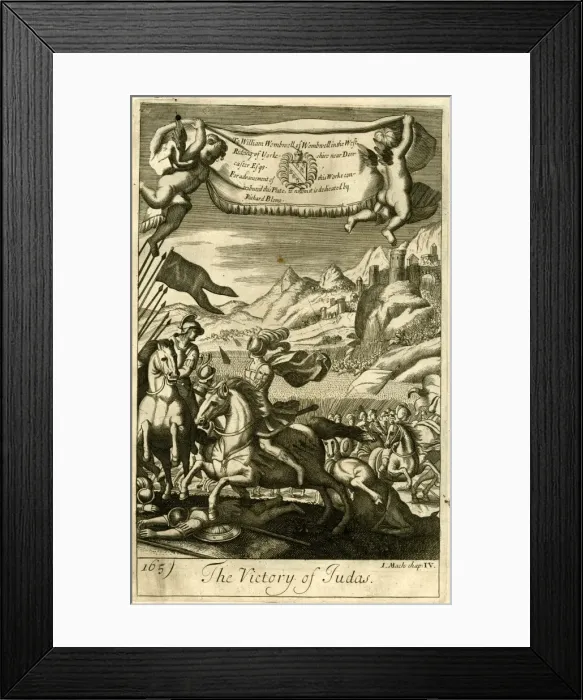 Framed Print : The victory of Judas Maccabeus Framed Print : The victory of Judas Maccabeus