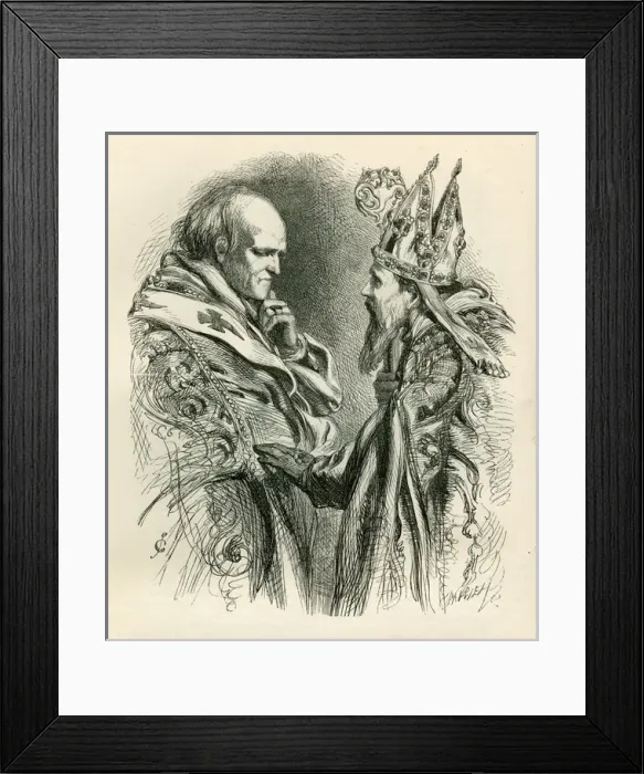 Framed Print : Henry V - Archbishop of Canterbury and Bishop of Ely.. 1862 Framed Print : Henry V - Archbishop of Canterbury and Bishop of Ely.. 1862