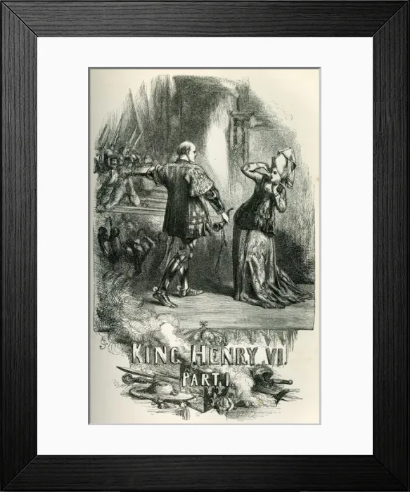 Framed Print : Henry VI Part I - title page Framed Print : Henry VI Part I - title page
