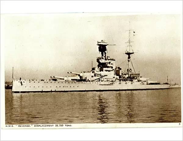 HMS Revenge, battleship, Revenge class