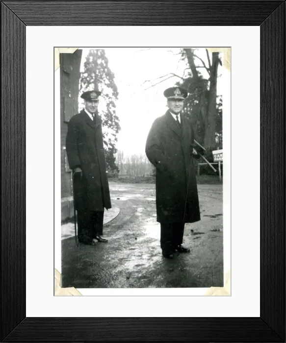 Framed Print : Admiral Ramsey, Chateau d Hennement, France, WW2 Framed Print : Admiral Ramsey, Chateau d Hennement, France, WW2
